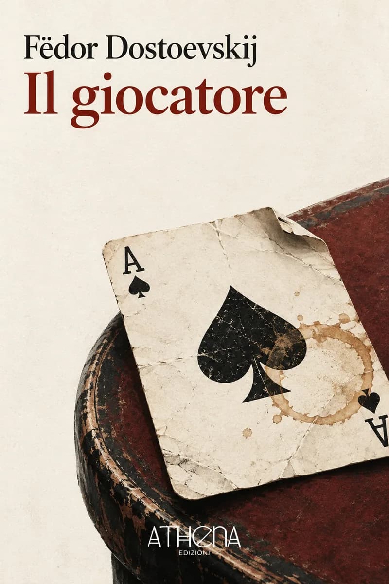 Il giocatore di Fëdor Dostoevskij – copertina Edizioni Athena