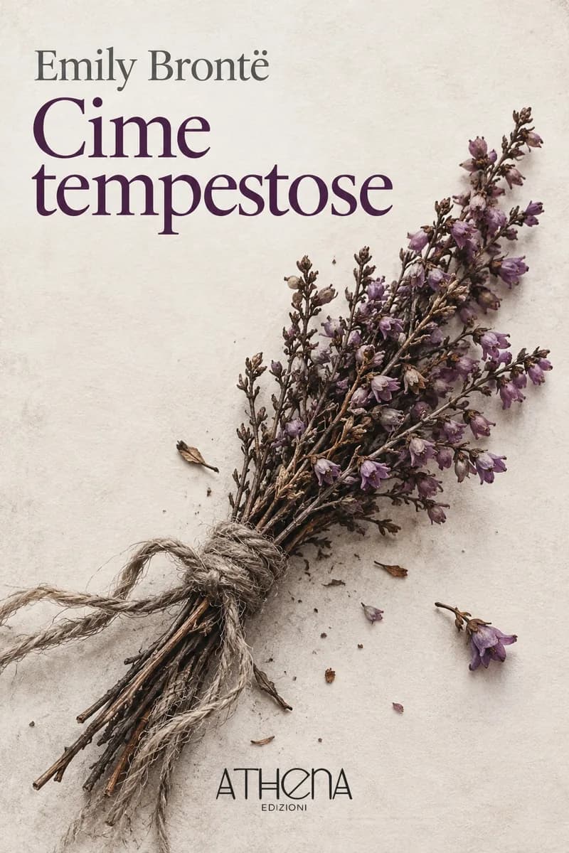 Cime tempestose di Emily Brontë – copertina Edizioni Athena