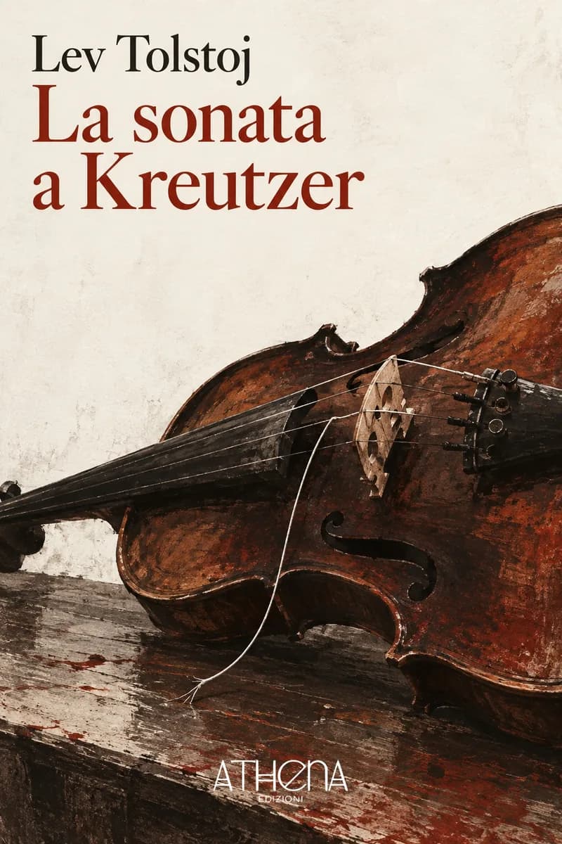La sonata a Kreutzer di Lev Tolstoj – copertina Edizioni Athena