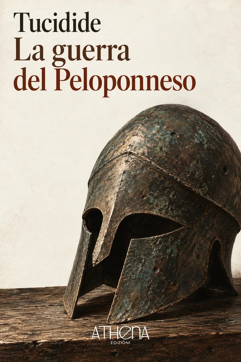 La guerra del Peloponneso di Tucidide – copertina Edizioni Athena
