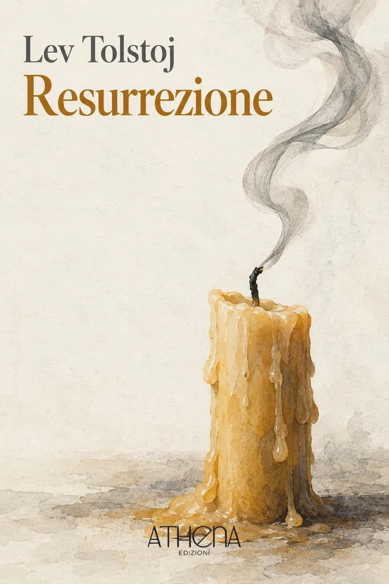 Resurrezione di Lev Tolstoj – copertina Edizioni Athena