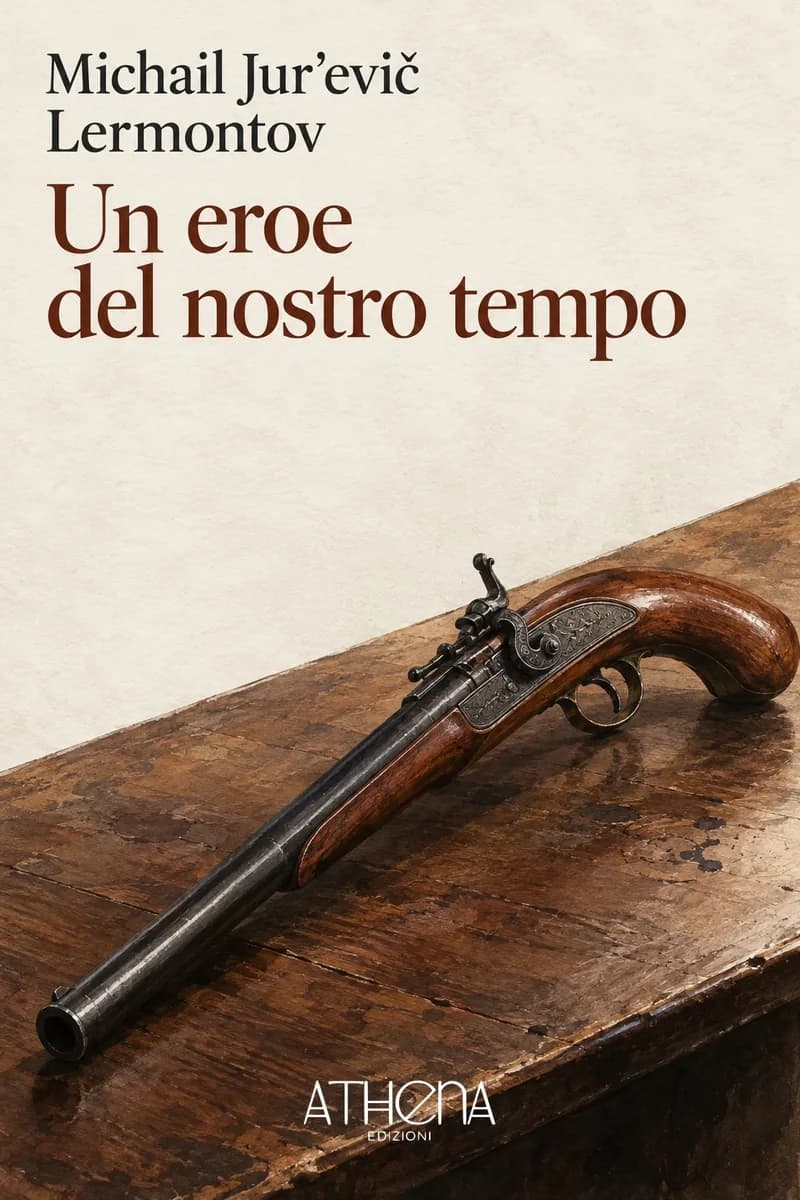 Un eroe del nostro tempo di Michail Jur'evič Lermontov – copertina Edizioni Athena