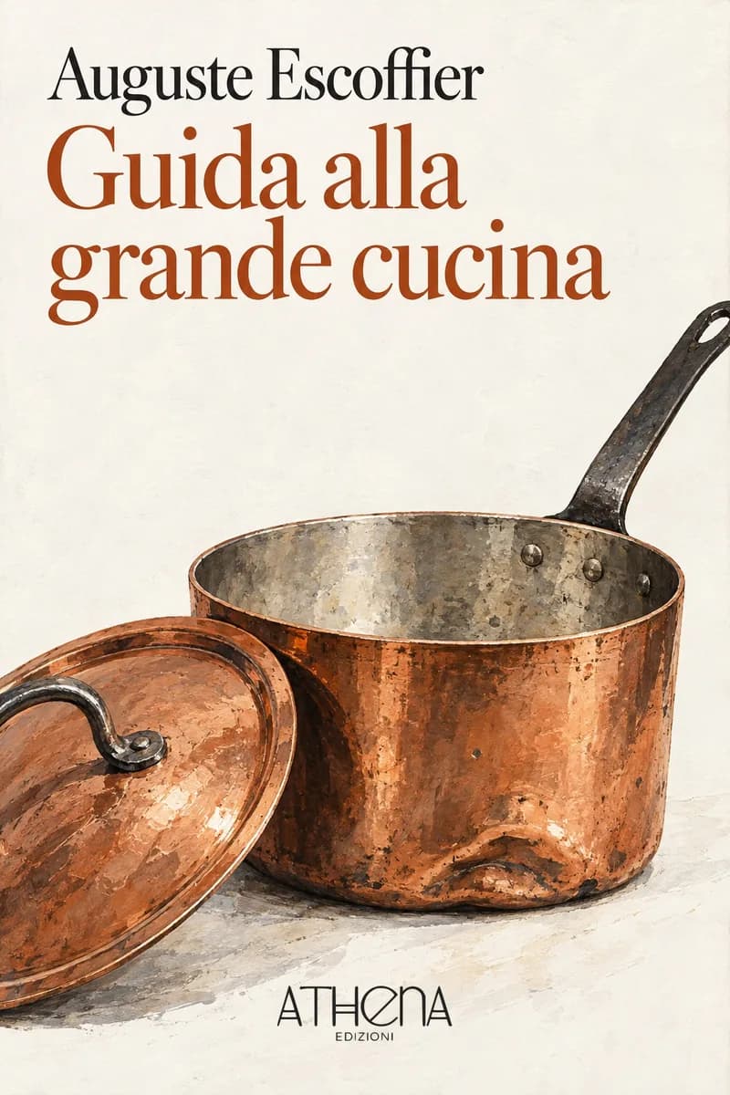 Guida alla grande cucina di Auguste Escoffier – copertina Edizioni Athena