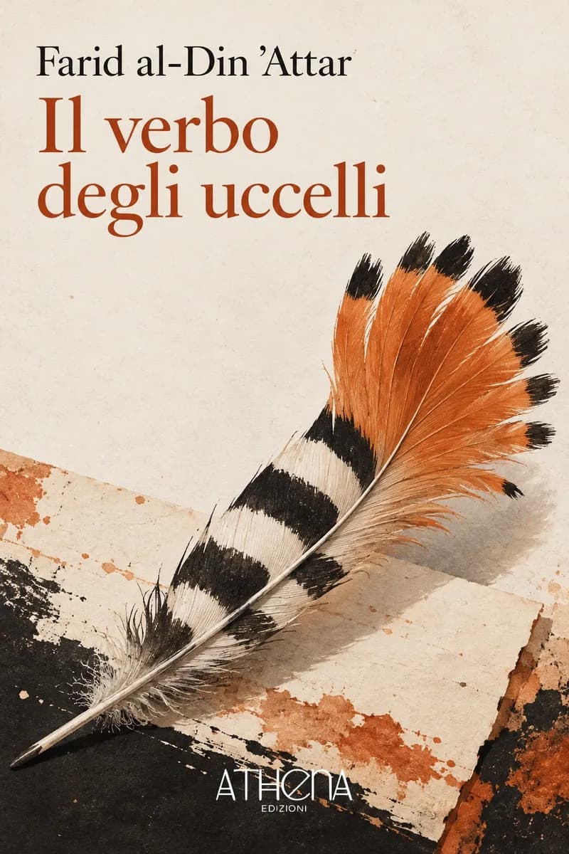 Il verbo degli uccelli di Farid al-Din 'Attar – copertina Edizioni Athena