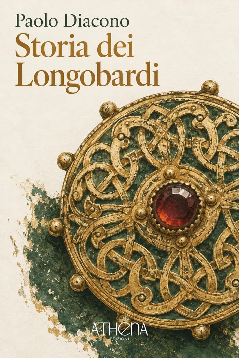 Storia dei Longobardi di Paolo Diacono – copertina Edizioni Athena