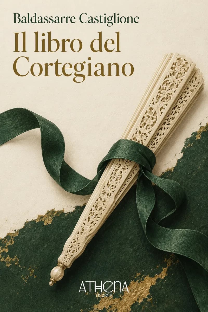Il libro del Cortegiano di Baldassarre Castiglione – copertina Edizioni Athena