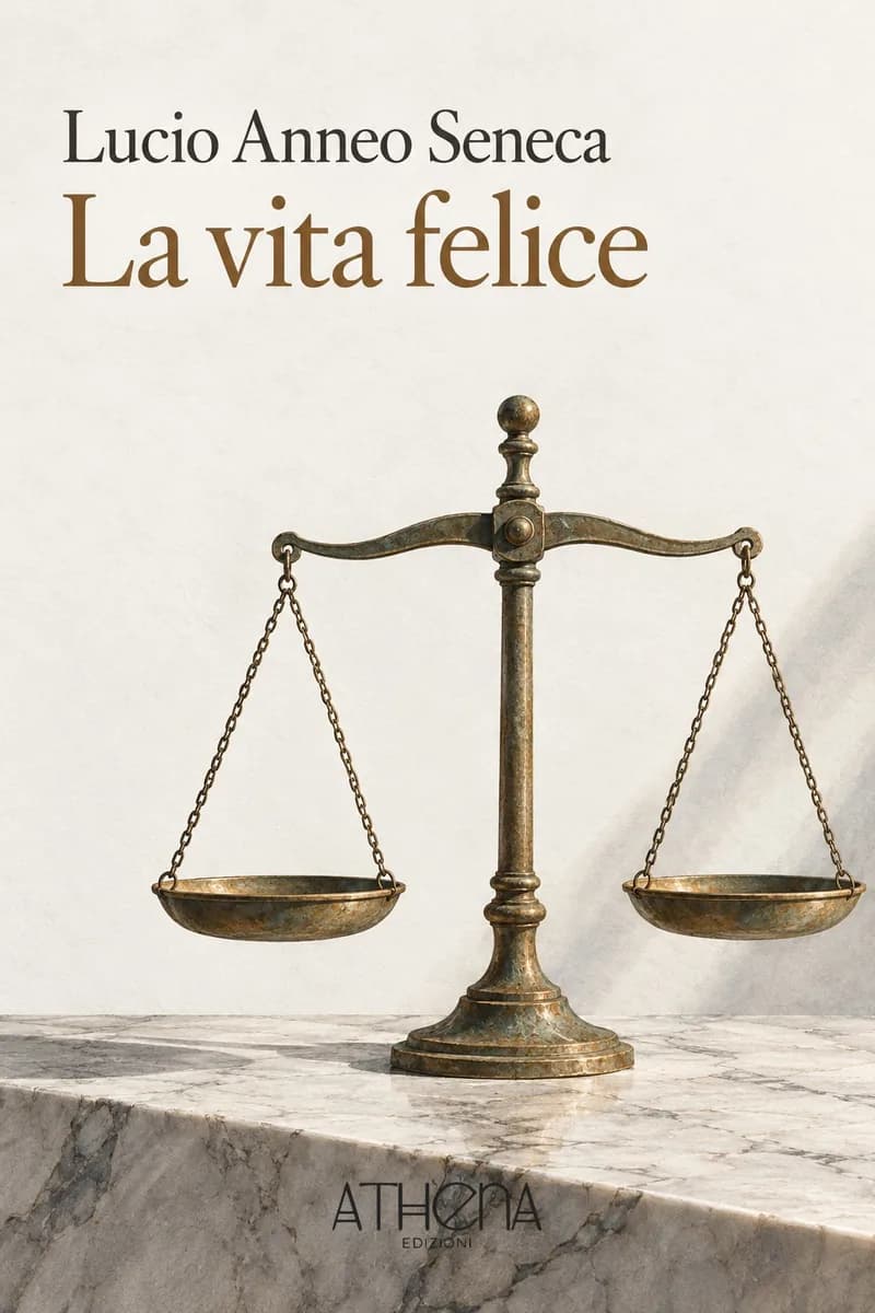 La vita felice di Lucio Anneo Seneca – copertina Edizioni Athena