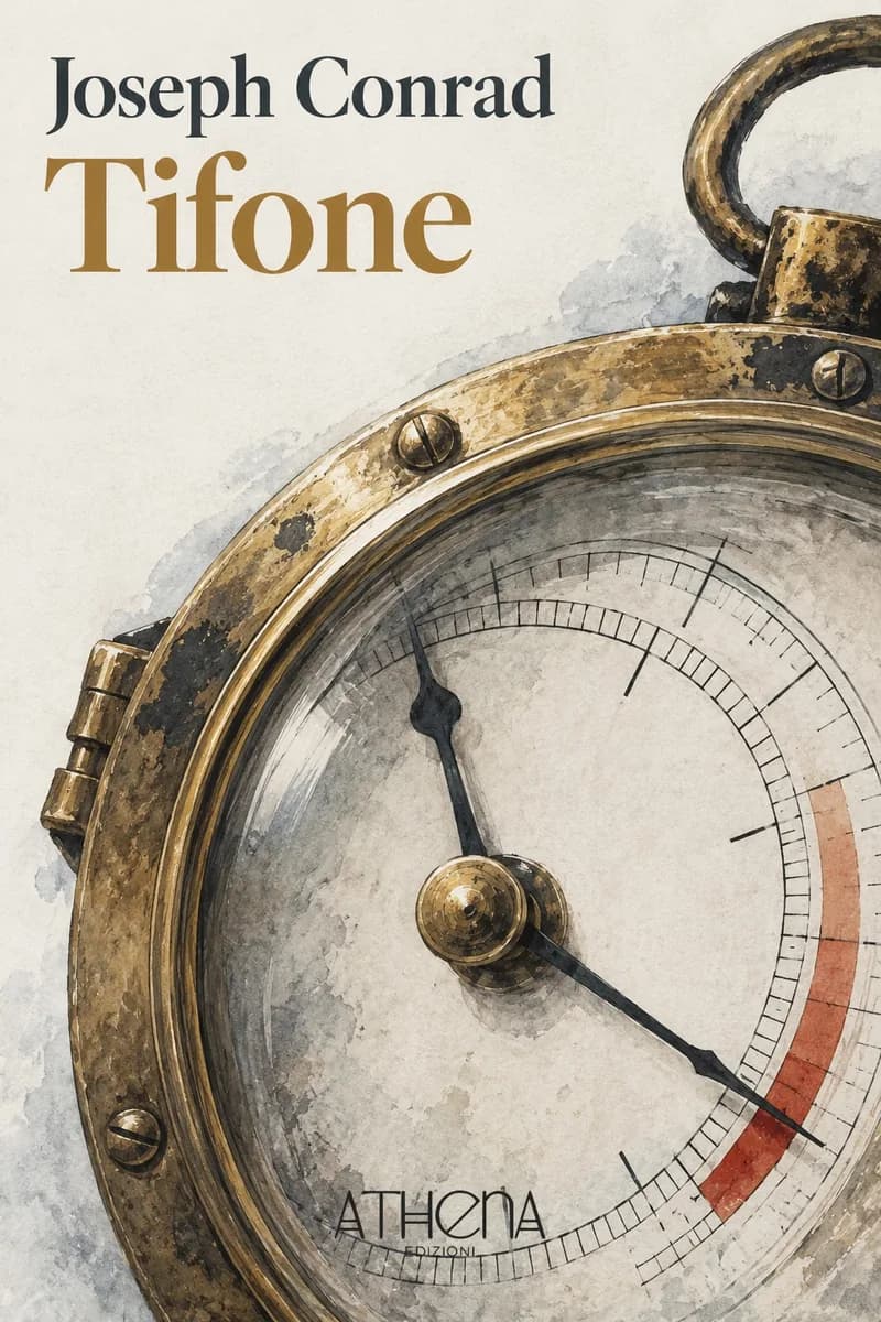 Tifone di Joseph Conrad – copertina Edizioni Athena