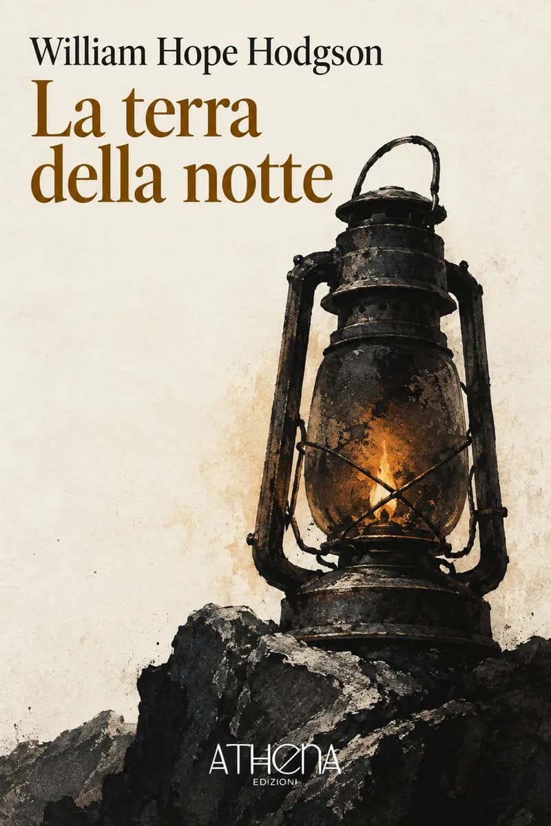 La terra della notte di William Hope Hodgson – copertina Edizioni Athena