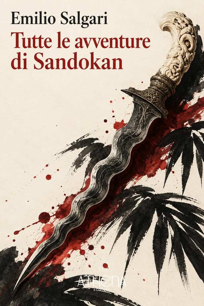 Tutte le avventure di Sandokan di Emilio Salgari – copertina Edizioni Athena