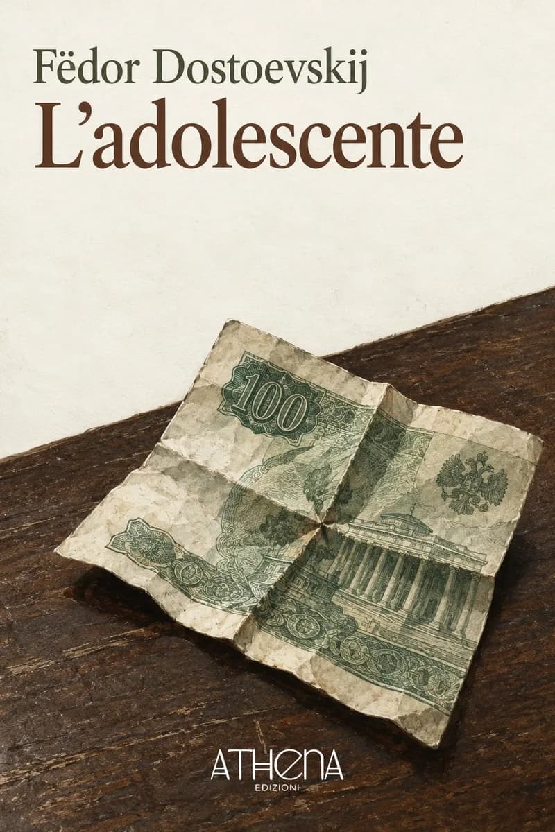 L'adolescente di Fëdor Dostoevskij – copertina Edizioni Athena