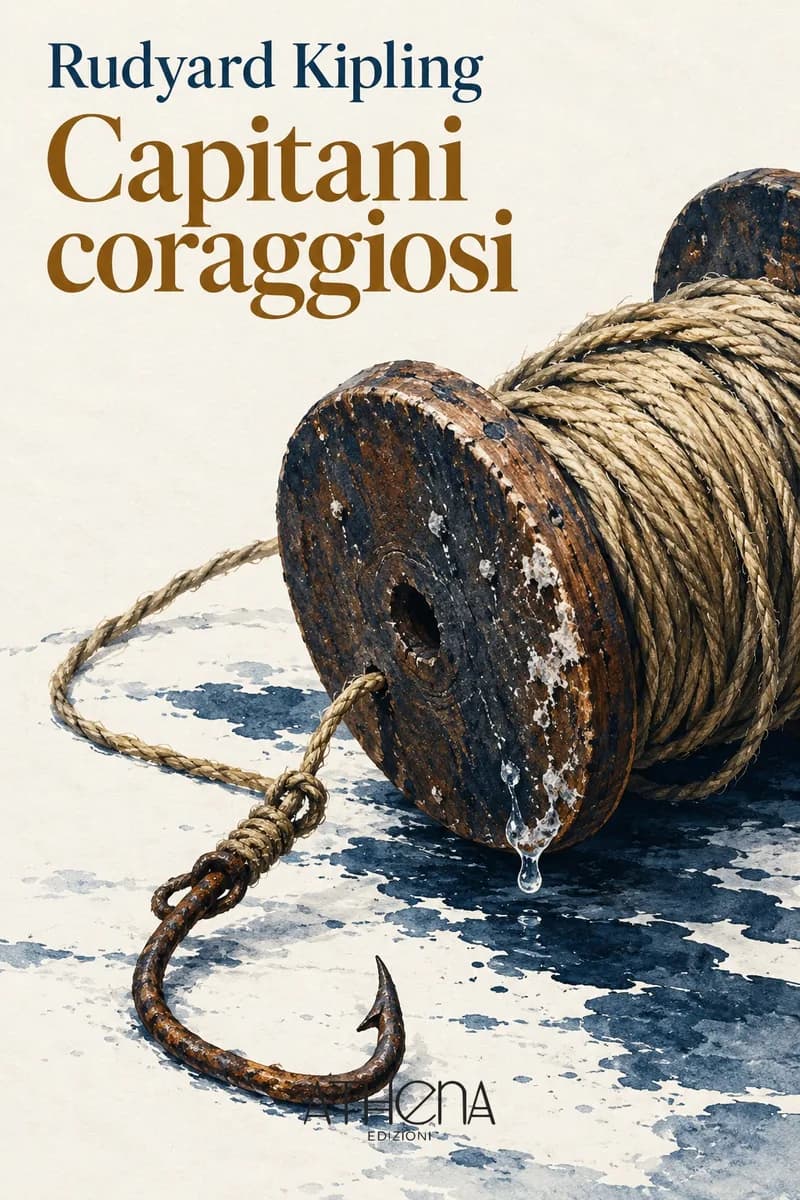 Capitani coraggiosi di Rudyard Kipling – copertina Edizioni Athena