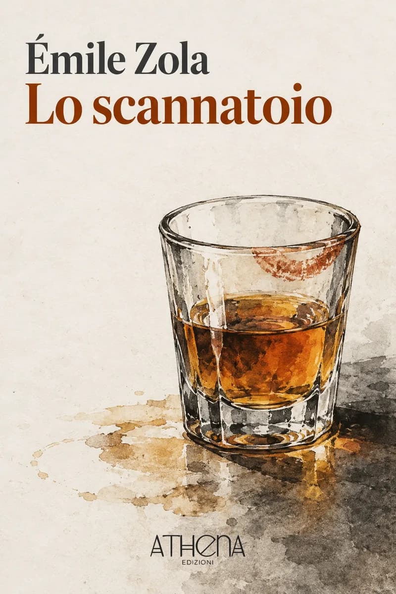 Lo scannatoio di Émile Zola – copertina Edizioni Athena