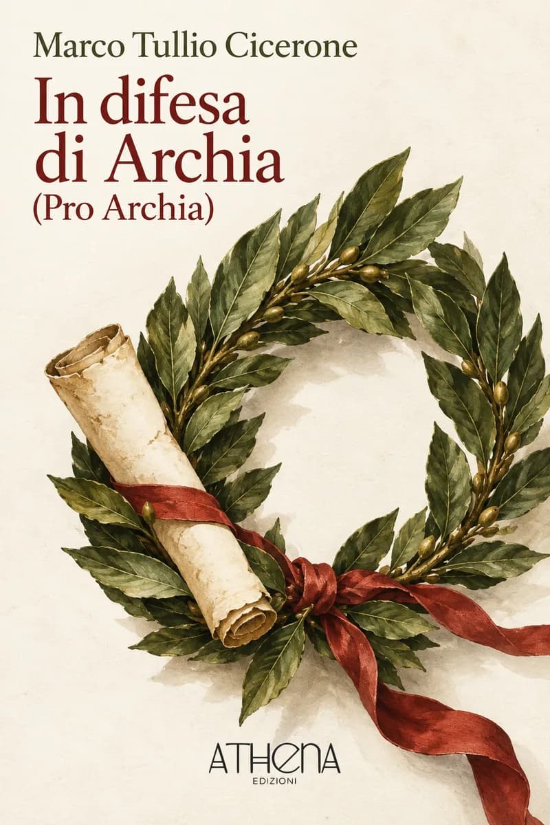 In difesa di Archia (Pro Archia) di Marco Tullio Cicerone – copertina Edizioni Athena
