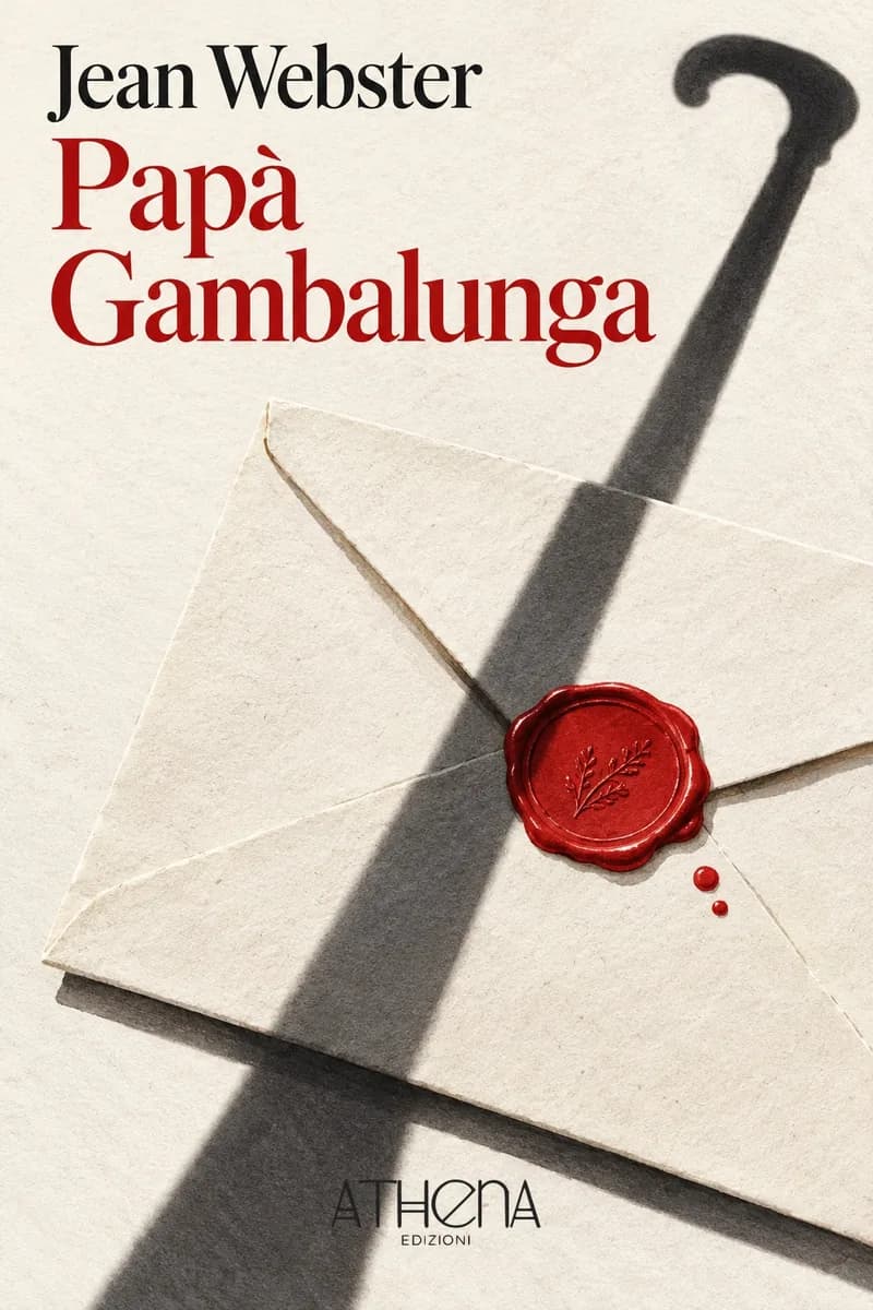 Papà Gambalunga di Jean Webster – copertina Edizioni Athena