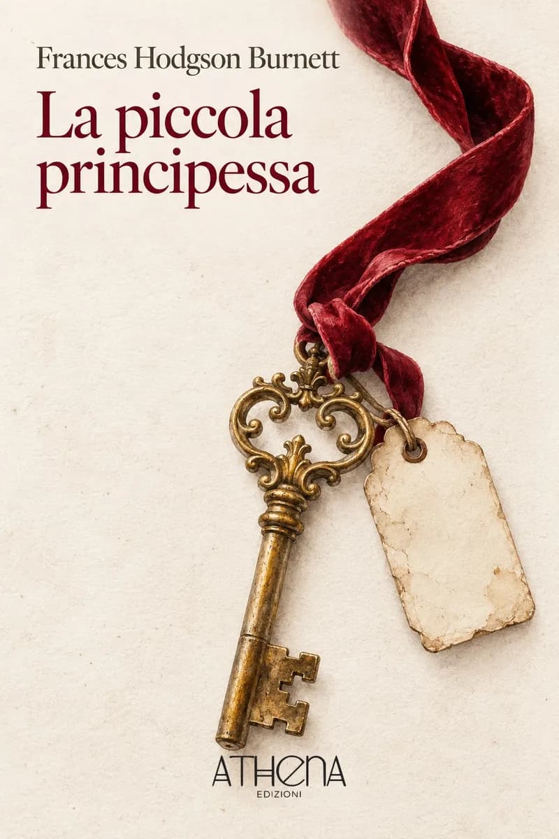 La piccola principessa di Frances Hodgson Burnett – copertina Edizioni Athena