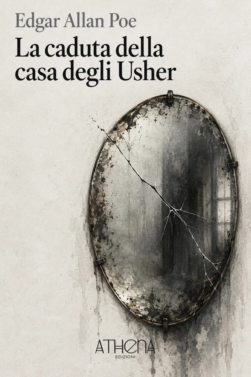 La caduta della casa degli Usher di Edgar Allan Poe – copertina Edizioni Athena