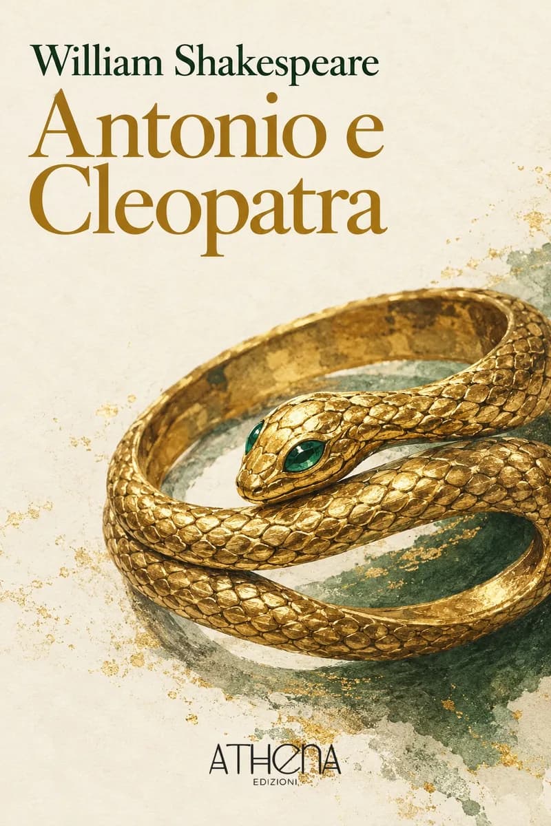 Antonio e Cleopatra di William Shakespeare – copertina Edizioni Athena