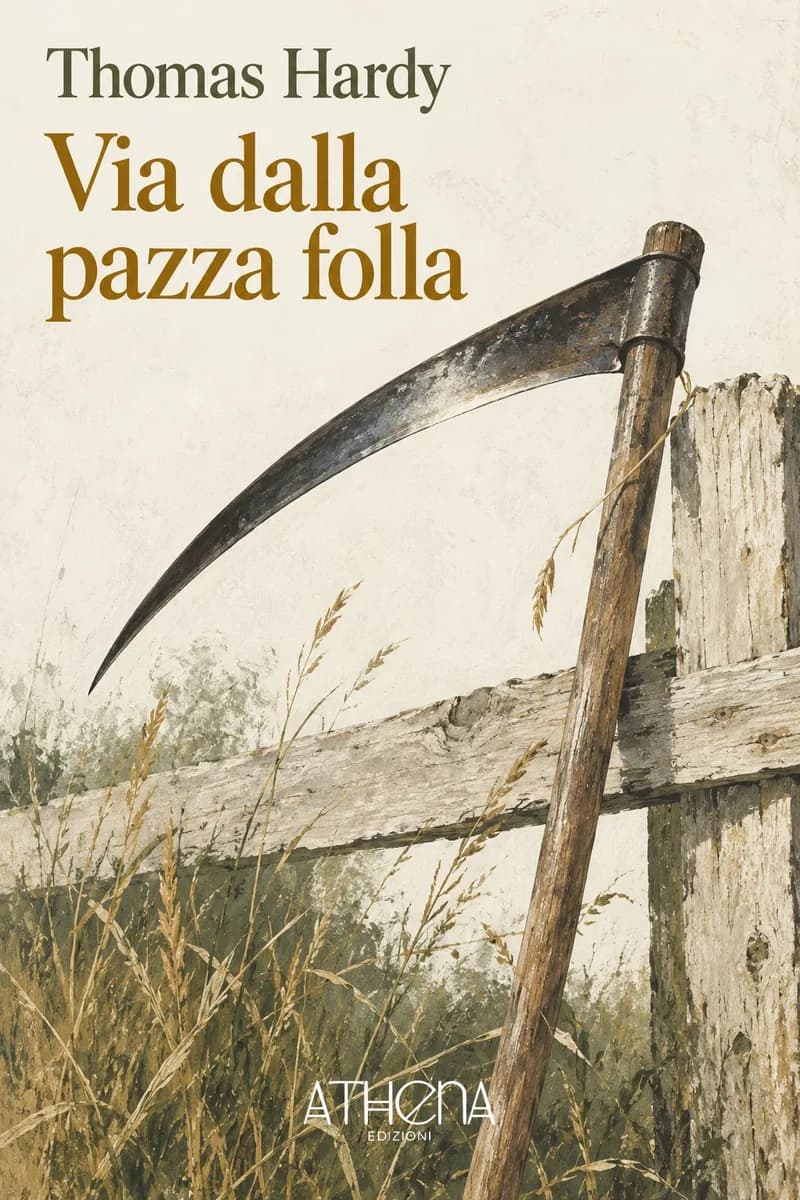Via dalla pazza folla di Thomas Hardy – copertina Edizioni Athena