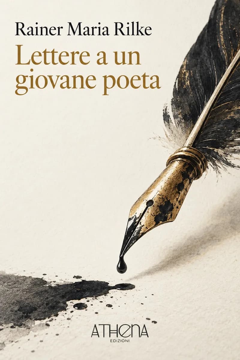 Lettere a un giovane poeta di Rainer Maria Rilke – copertina Edizioni Athena