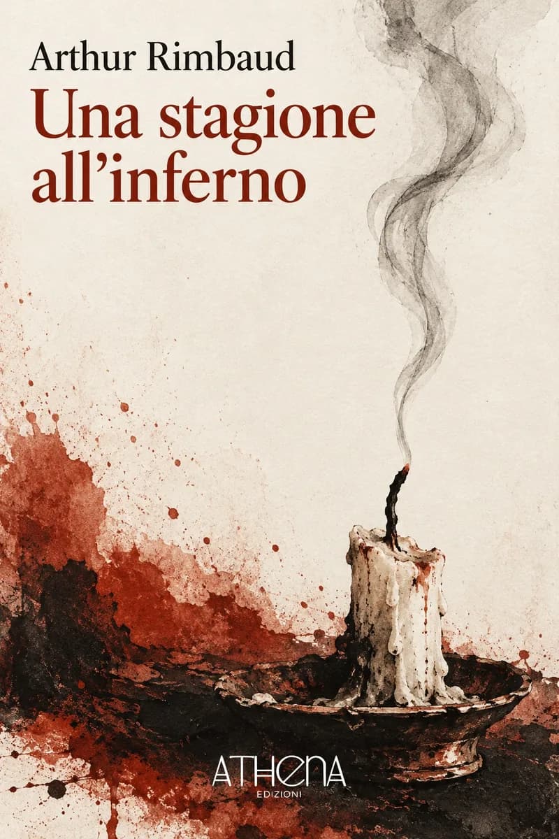 Una stagione all'inferno di Arthur Rimbaud – copertina Edizioni Athena
