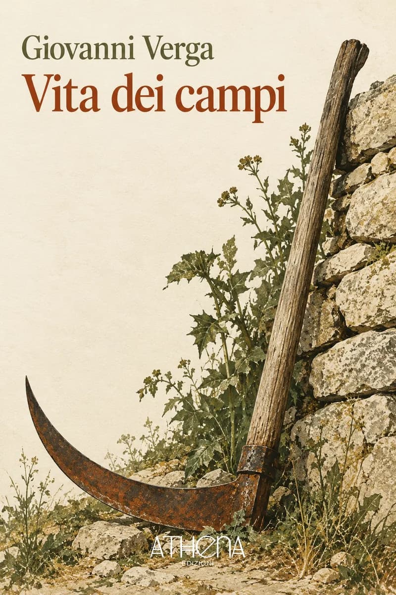 Vita dei campi di Giovanni Verga – copertina Edizioni Athena