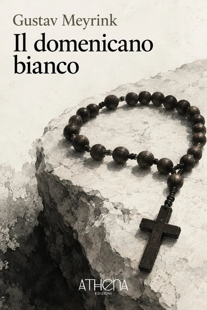 Il domenicano bianco di Gustav Meyrink – copertina Edizioni Athena