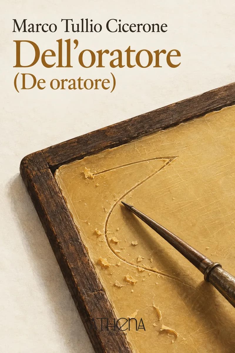 Dell'oratore (De oratore) di Marco Tullio Cicerone – copertina Edizioni Athena