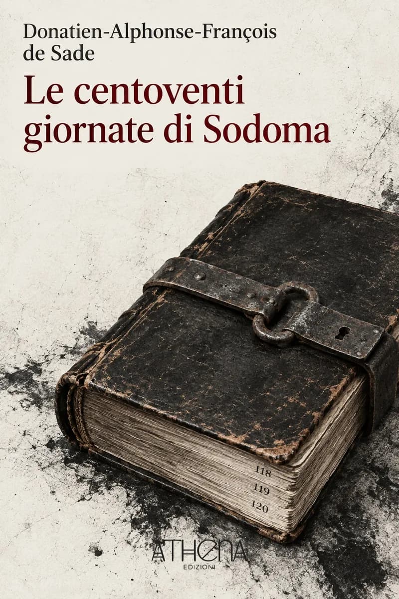 Le centoventi giornate di Sodoma di Donatien-Alphonse-François de Sade – copertina Edizioni Athena
