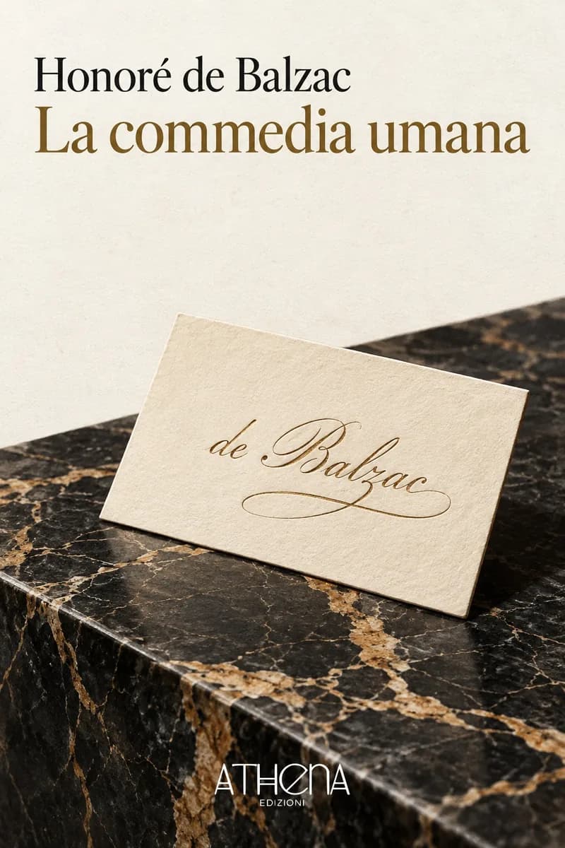 La commedia umana di Honoré de Balzac – copertina Edizioni Athena