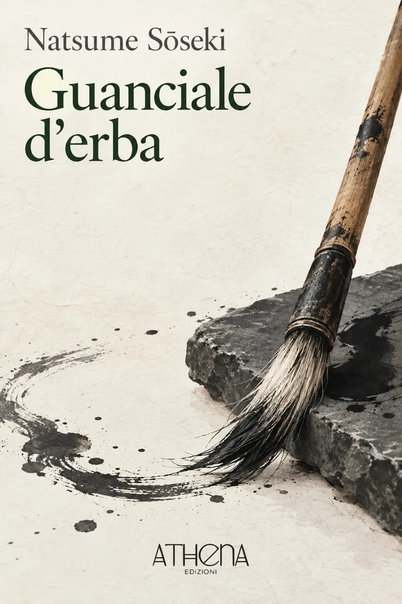 Guanciale d'erba di Natsume Sōseki – copertina Edizioni Athena