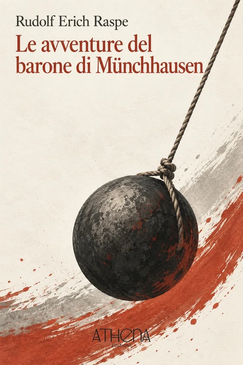 Le avventure del barone di Münchhausen di Rudolf Erich Raspe – copertina Edizioni Athena