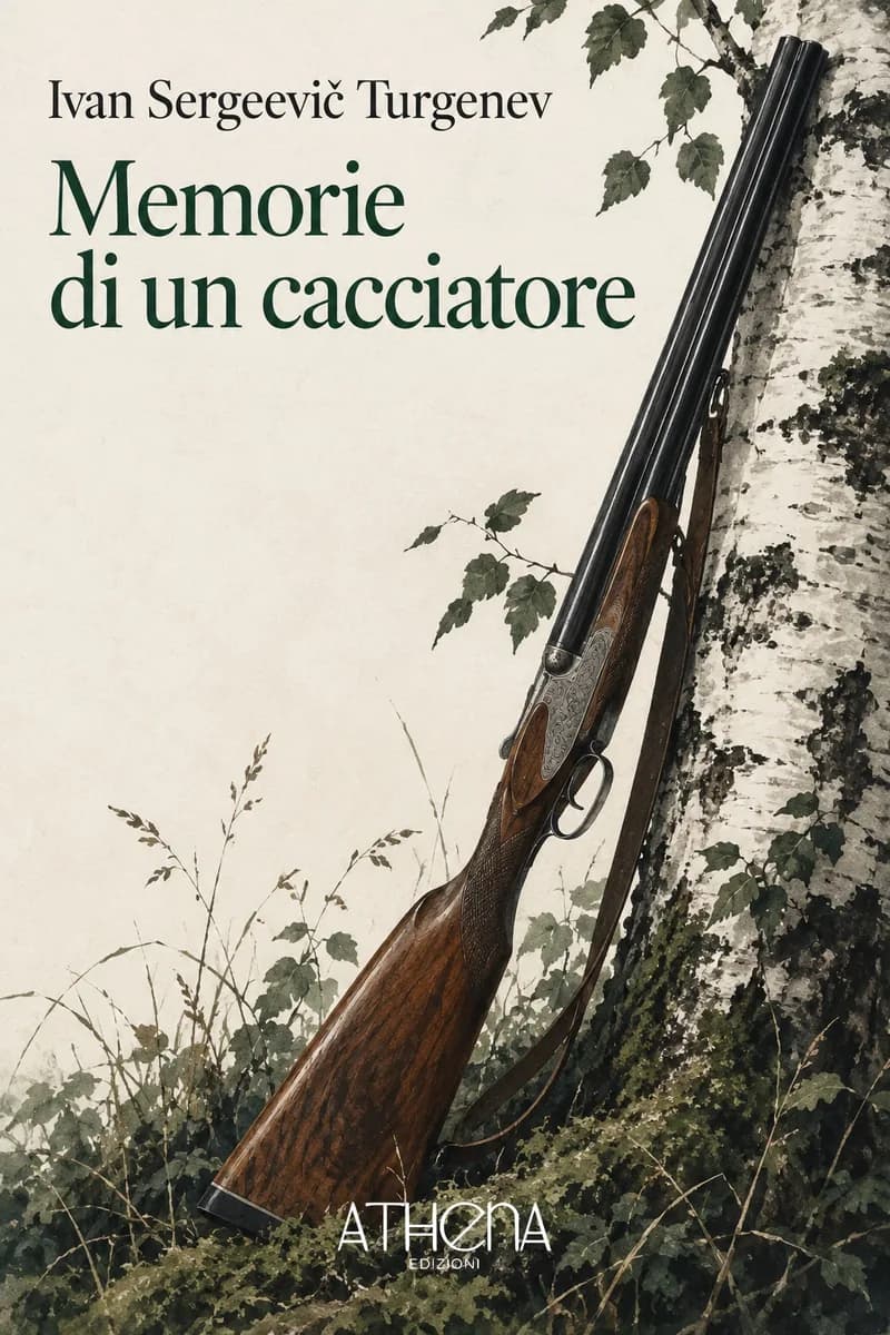 Memorie di un cacciatore di Ivan Sergeevič Turgenev – copertina Edizioni Athena