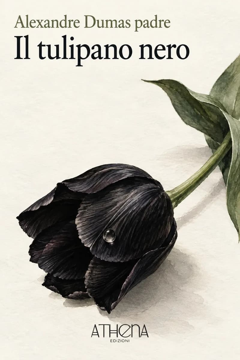 Il tulipano nero di Alexandre Dumas padre – copertina Edizioni Athena