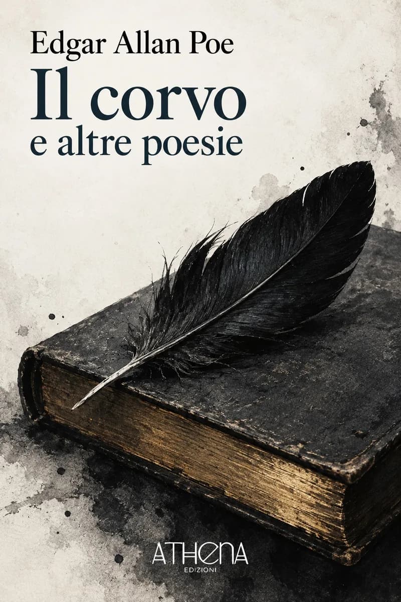 Il corvo e altre poesie di Edgar Allan Poe – copertina Edizioni Athena
