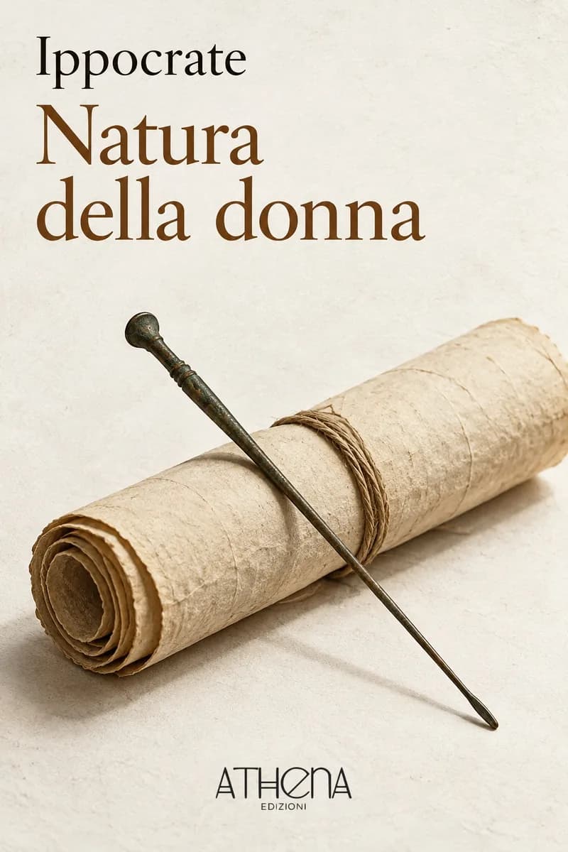 Natura della donna di Ippocrate – copertina Edizioni Athena
