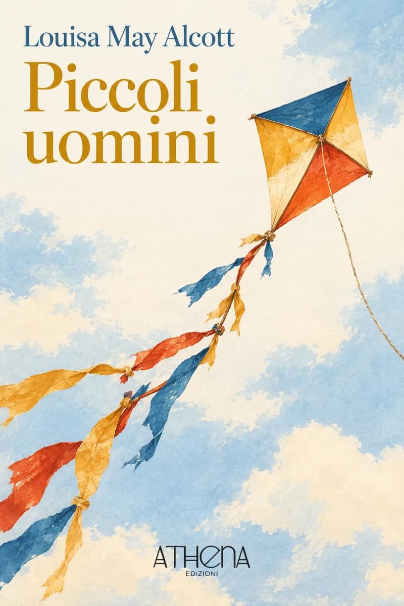 Piccoli uomini di Louisa May Alcott – copertina Edizioni Athena