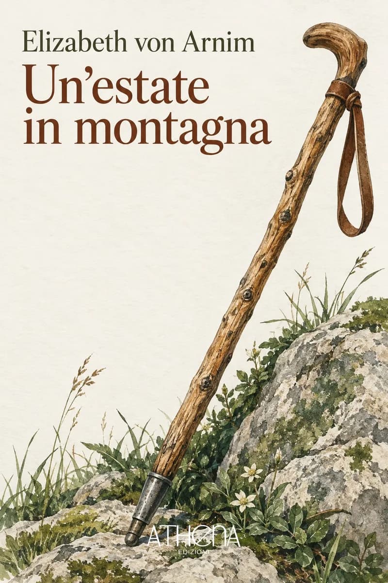Un'estate in montagna di Elizabeth von Arnim – copertina Edizioni Athena