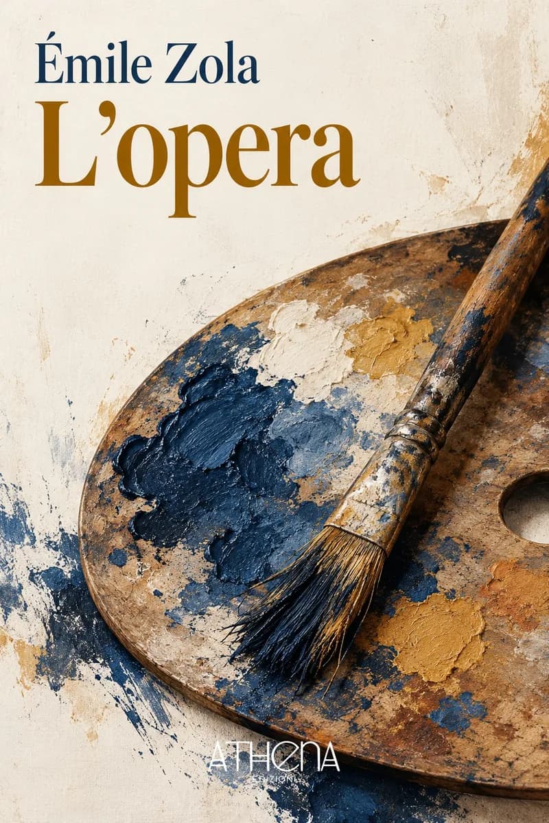 L'opera di Émile Zola – copertina Edizioni Athena