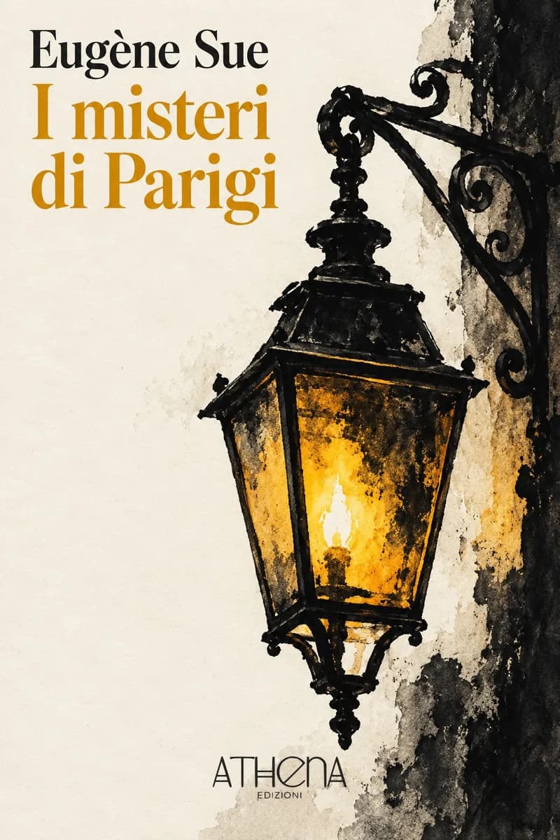 I misteri di Parigi di Eugène Sue – copertina Edizioni Athena