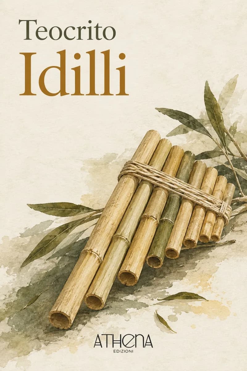 Idilli di Teocrito – copertina Edizioni Athena