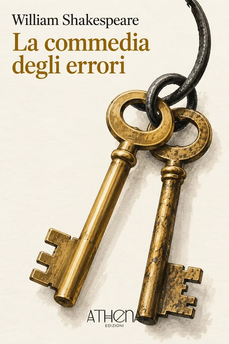 La commedia degli errori di William Shakespeare – copertina Edizioni Athena