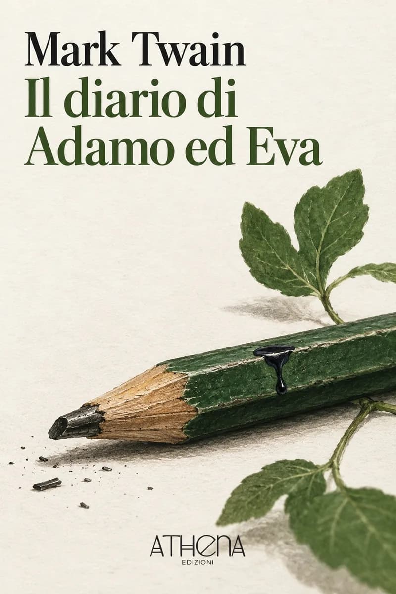 Il diario di Adamo ed Eva di Mark Twain – copertina Edizioni Athena