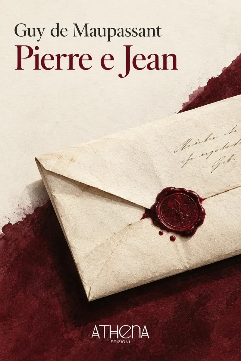 Pierre e Jean di Guy de Maupassant – copertina Edizioni Athena