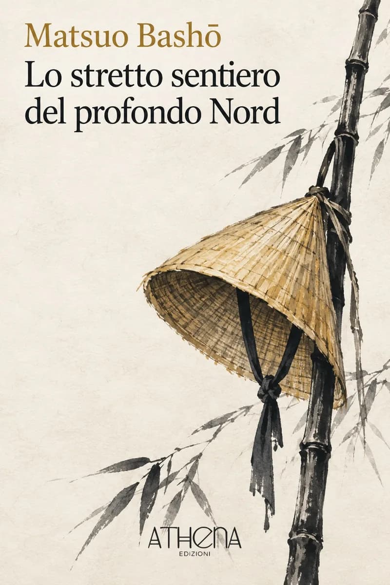 Lo stretto sentiero del profondo Nord di Matsuo Bashō – copertina Edizioni Athena