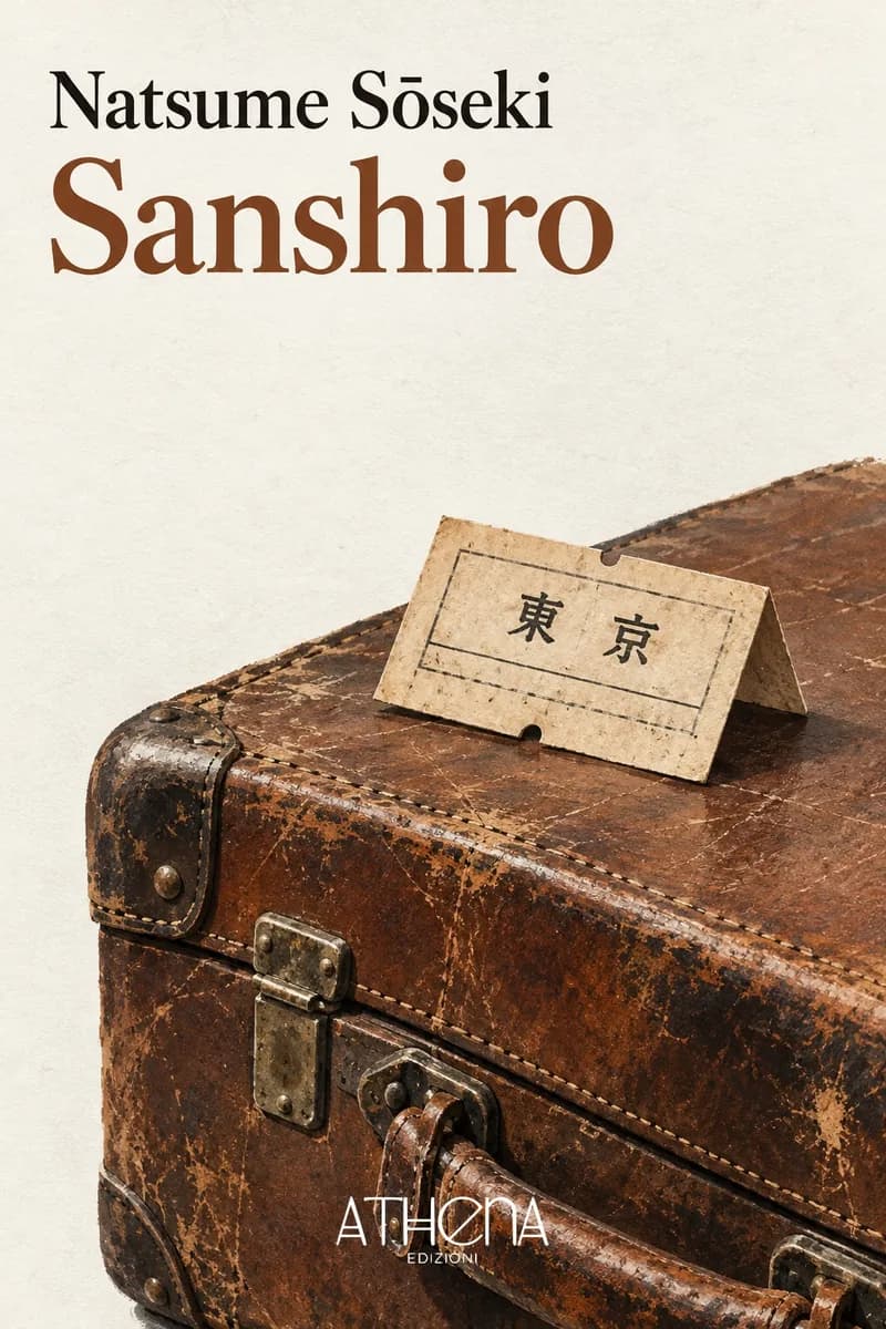 Sanshiro di Natsume Sōseki – copertina Edizioni Athena