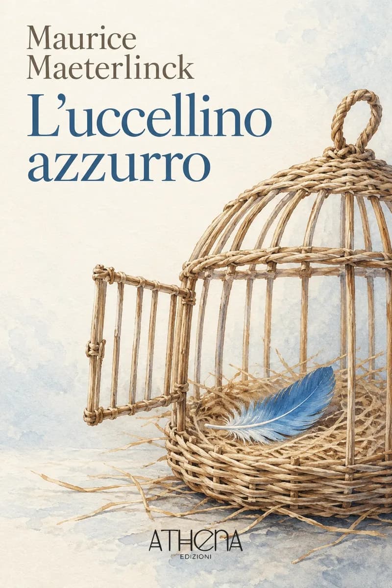L'uccellino azzurro di Maurice Maeterlinck – copertina Edizioni Athena