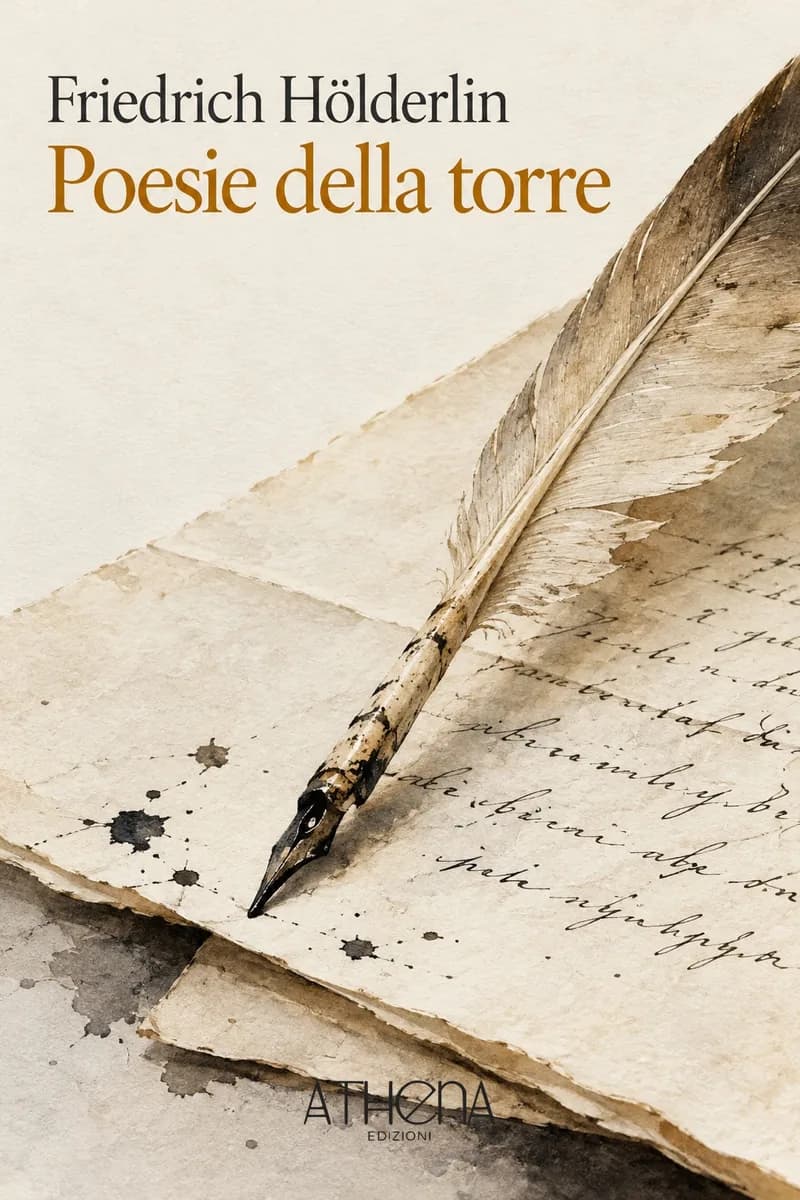 Poesie della torre di Friedrich Hölderlin – copertina Edizioni Athena