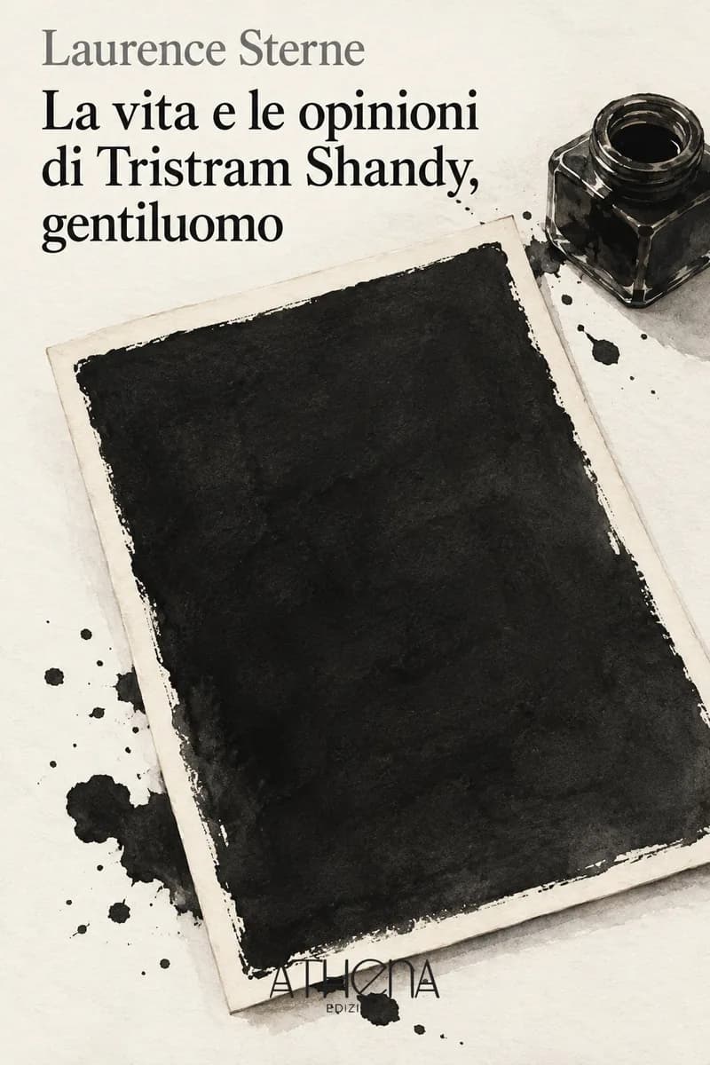 La vita e le opinioni di Tristram Shandy, gentiluomo di Laurence Sterne – copertina Edizioni Athena