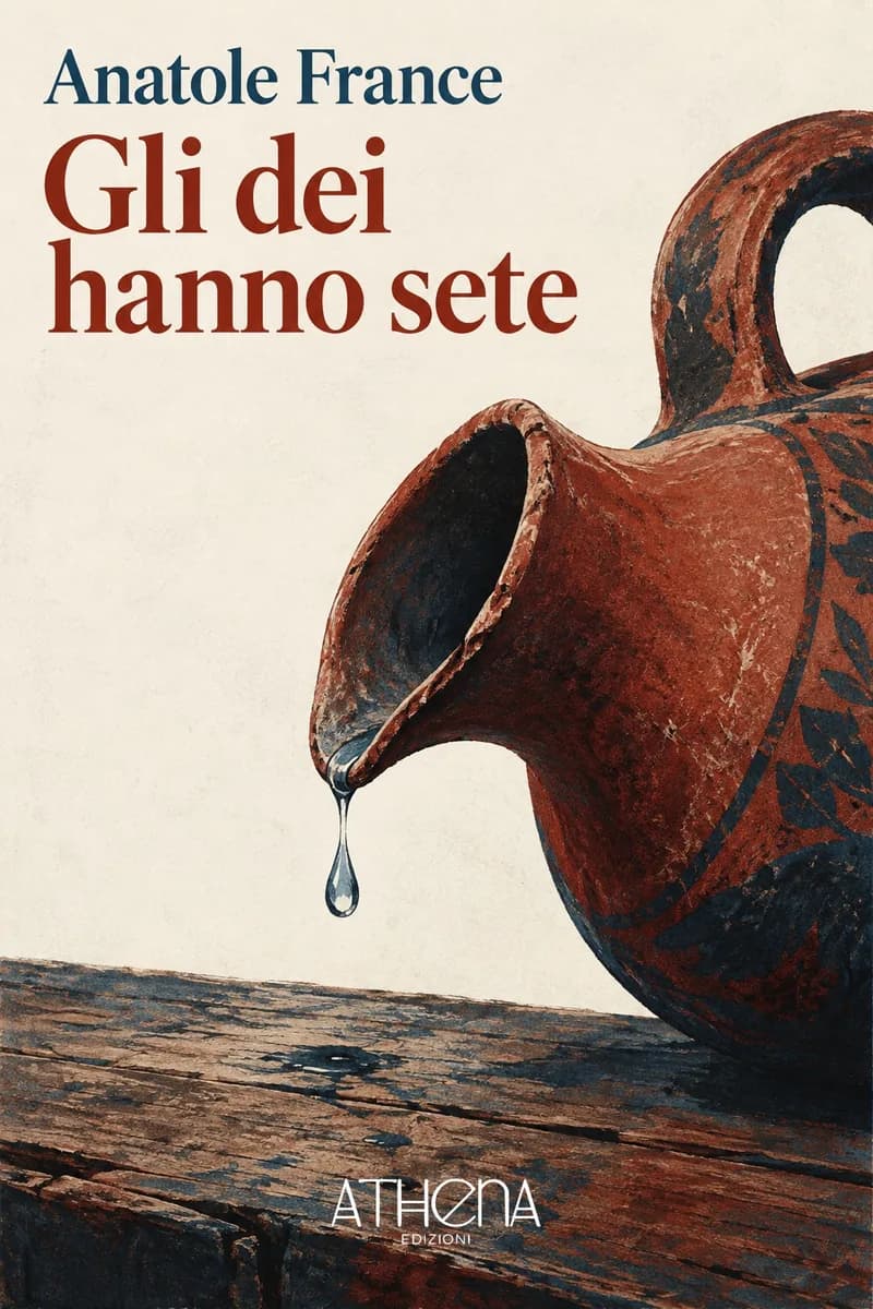 Gli dei hanno sete di Anatole France – copertina Edizioni Athena